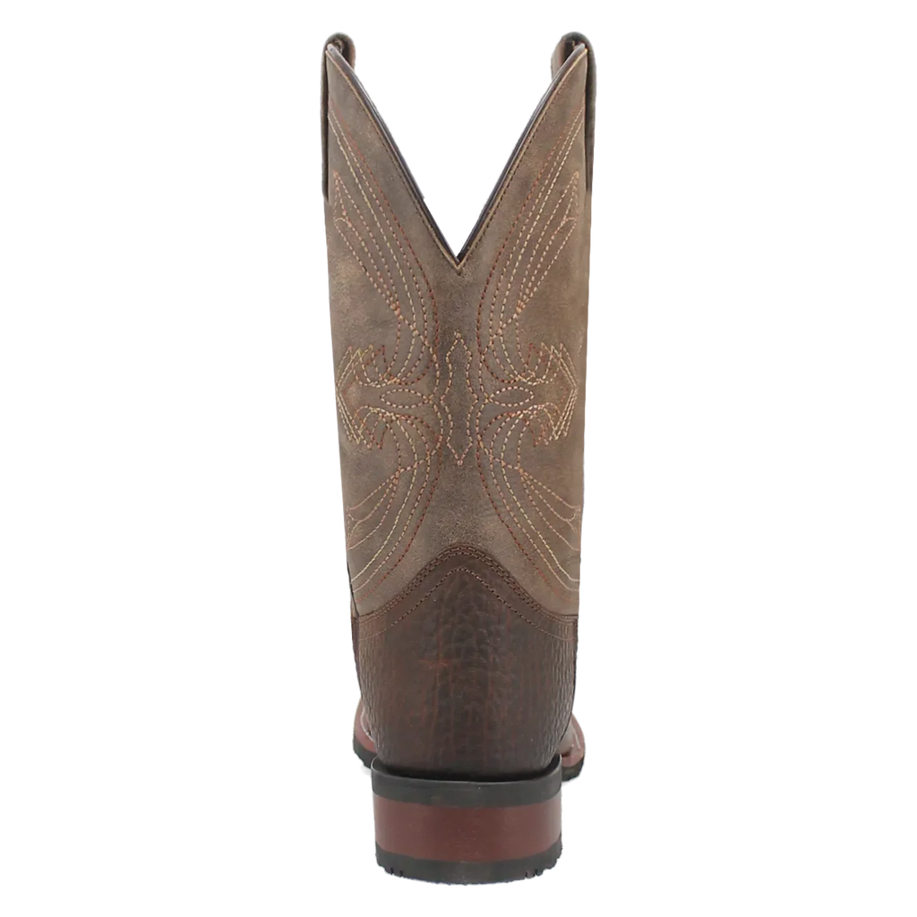 Laredo Elias (Chocolate/Tan) - Men's Leather Cowboy Boots