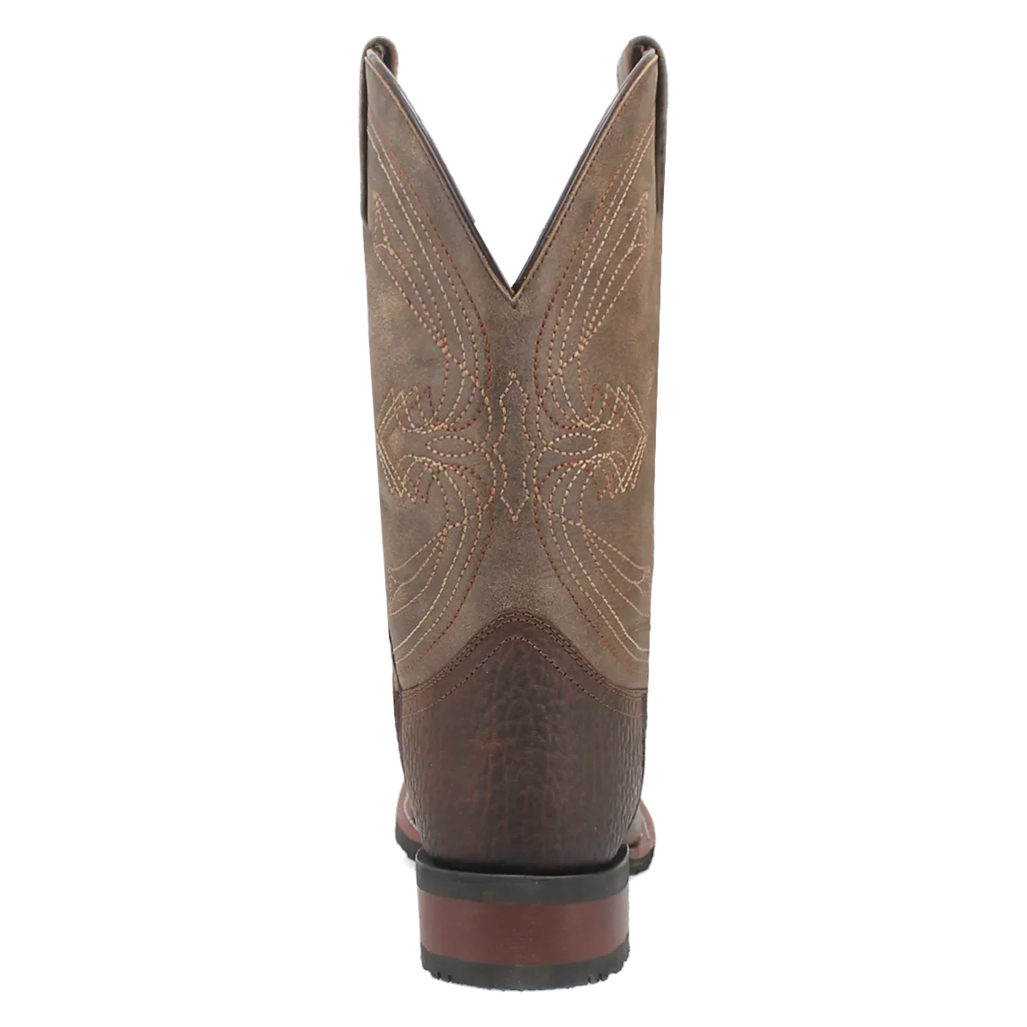 Laredo Elias (Chocolate/Tan) - Men's Leather Cowboy Boots