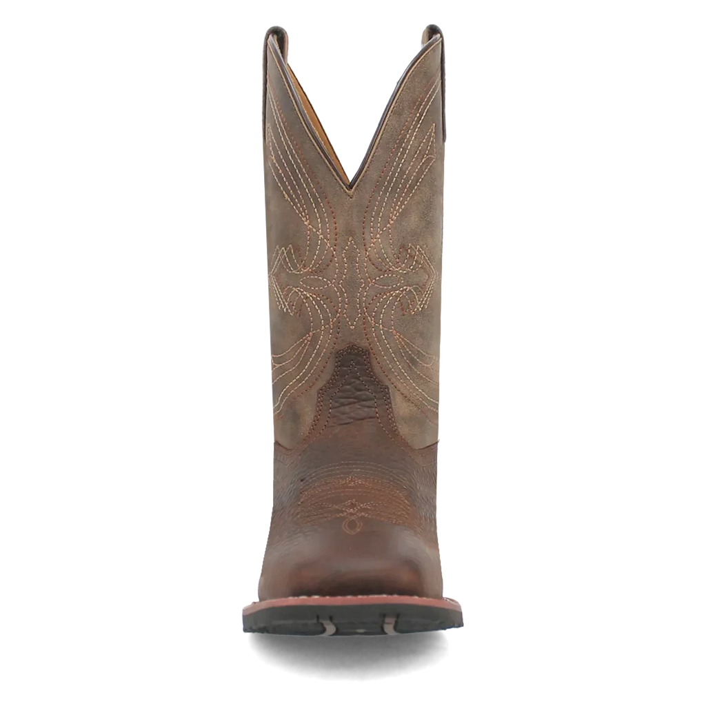 Laredo Elias (Chocolate/Tan) - Men's Leather Cowboy Boots