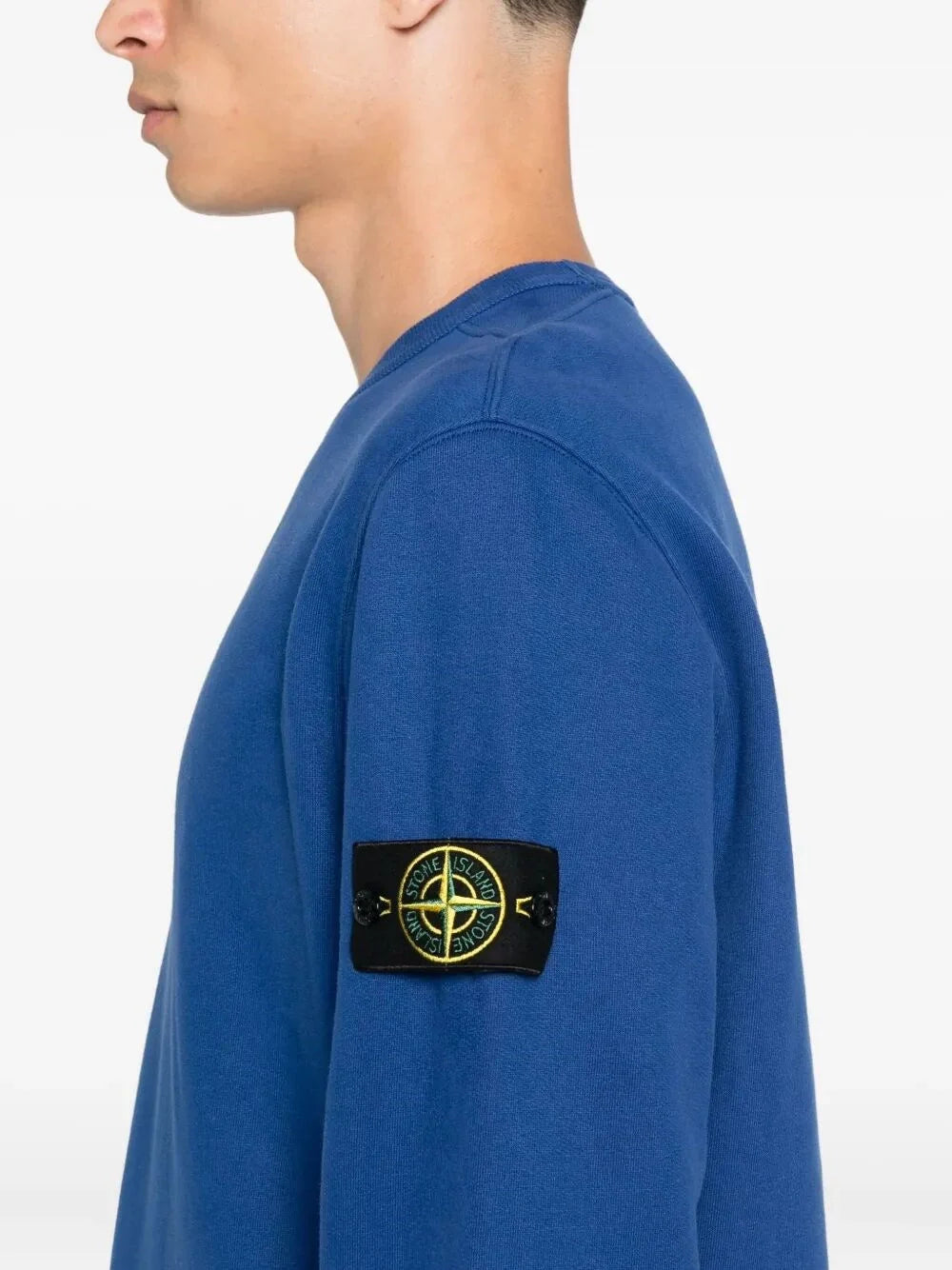 Stone Island Men `Brushed Organic Cotton` Sweatshirt