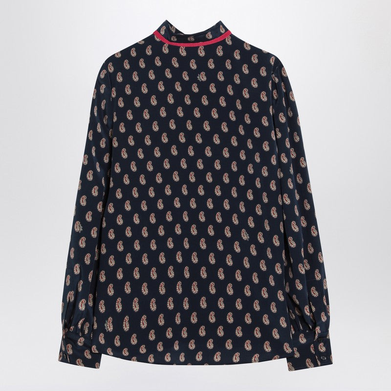 Valentino Silk Shirt With Paisley Print Women