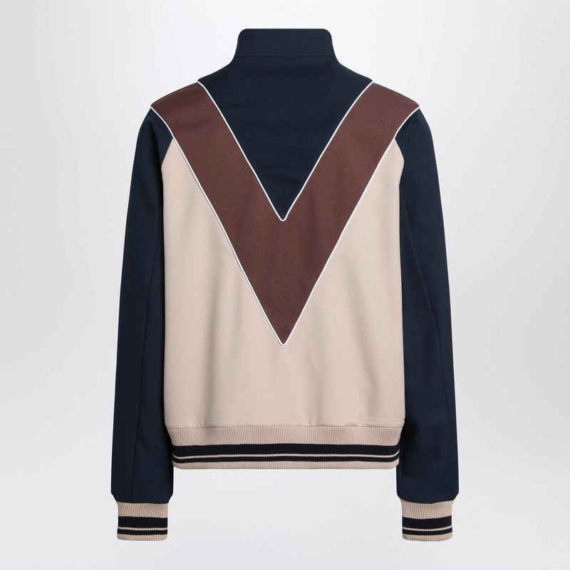 Valentino Zip-Up Sweatshirt With Vlogo Patch Men