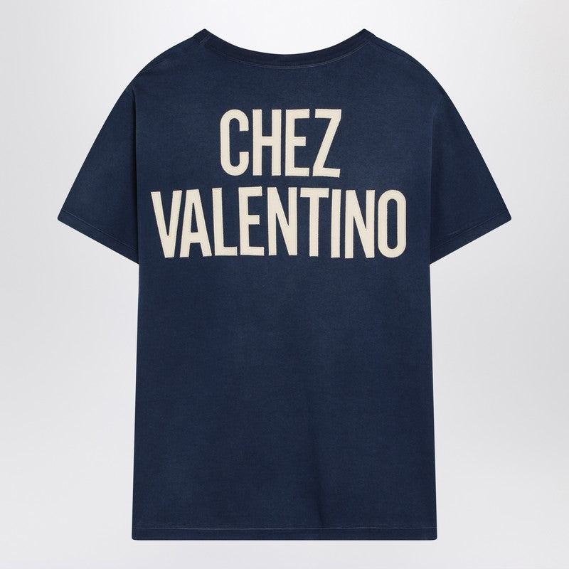 Valentino Blue T-Shirt Chez Valentino Men
