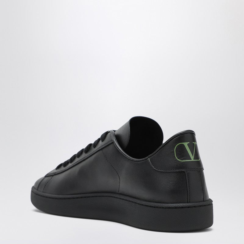 Valentino Garavani Black Leather Royco Sneakers Men