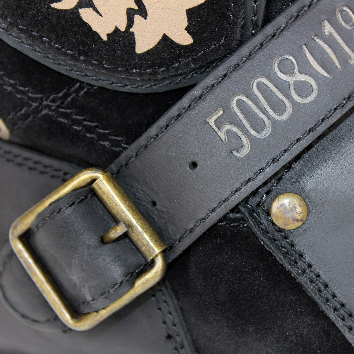 OSSTONE Men's Genuine Cow Leather Ankle Boots 5008-1