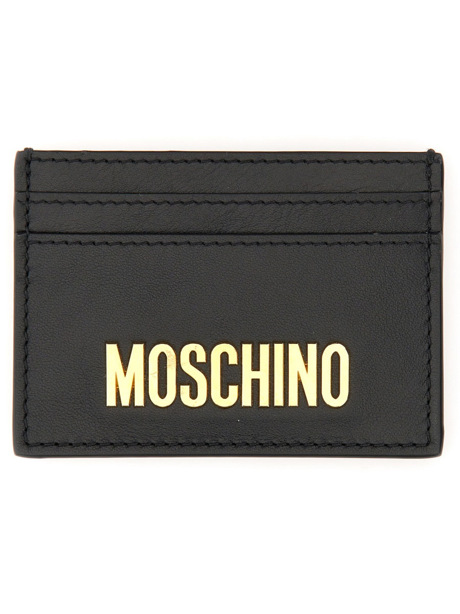 Moschino Men Card Holder With Logo