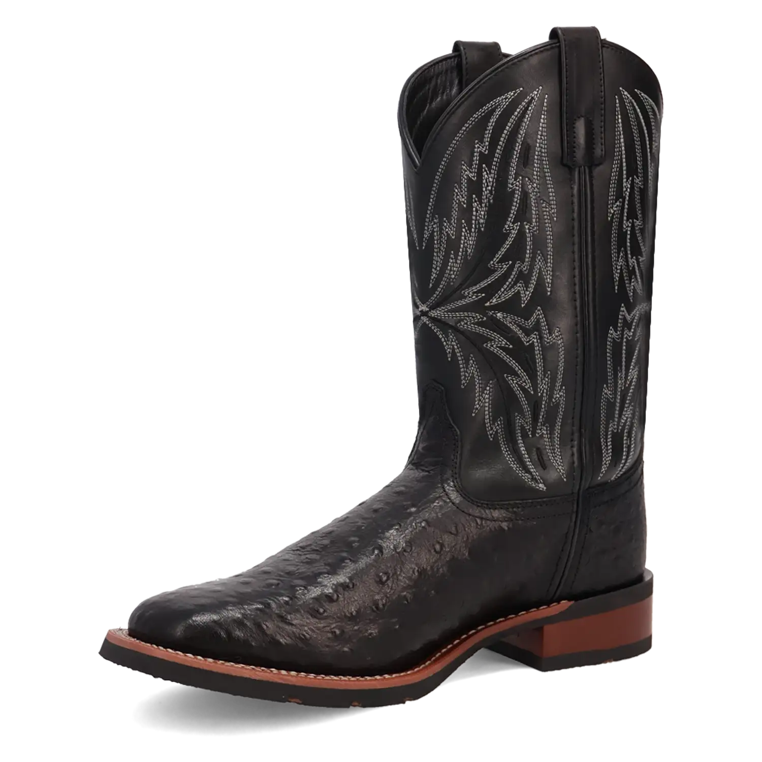 Laredo Stride - Men's Ostrich Leather Cowboy Boots