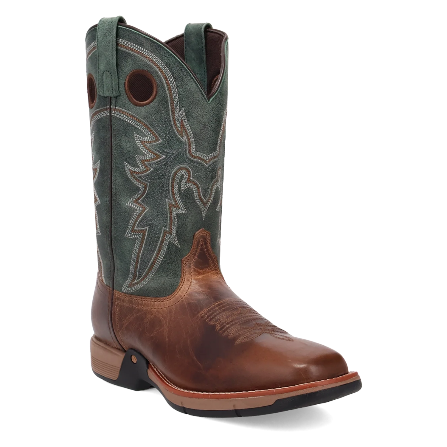 Laredo Alloy - Men's Leather Cowboy Boots Green