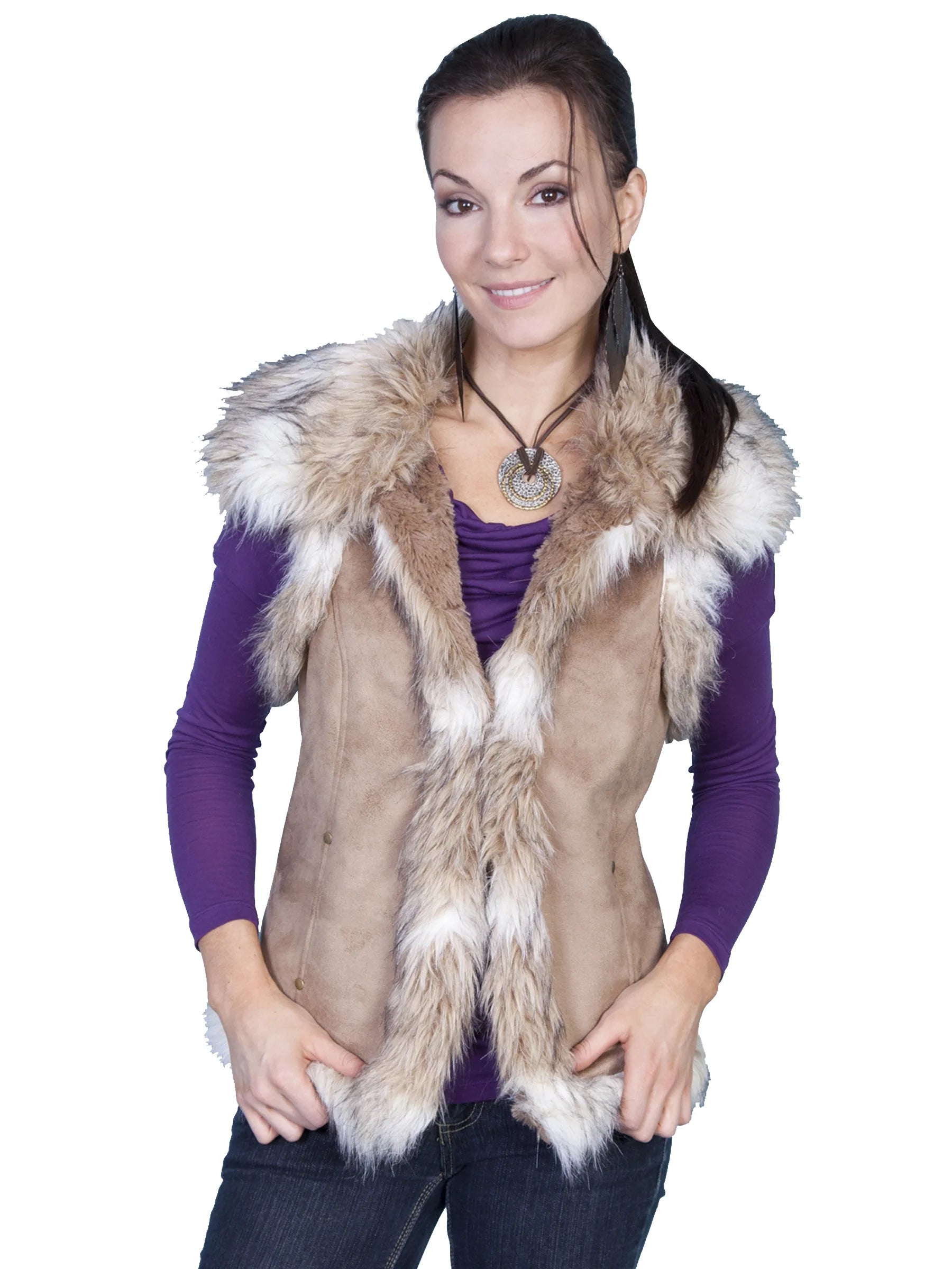 Scully Coyote (8023) – Women’s Vest Hazelnut