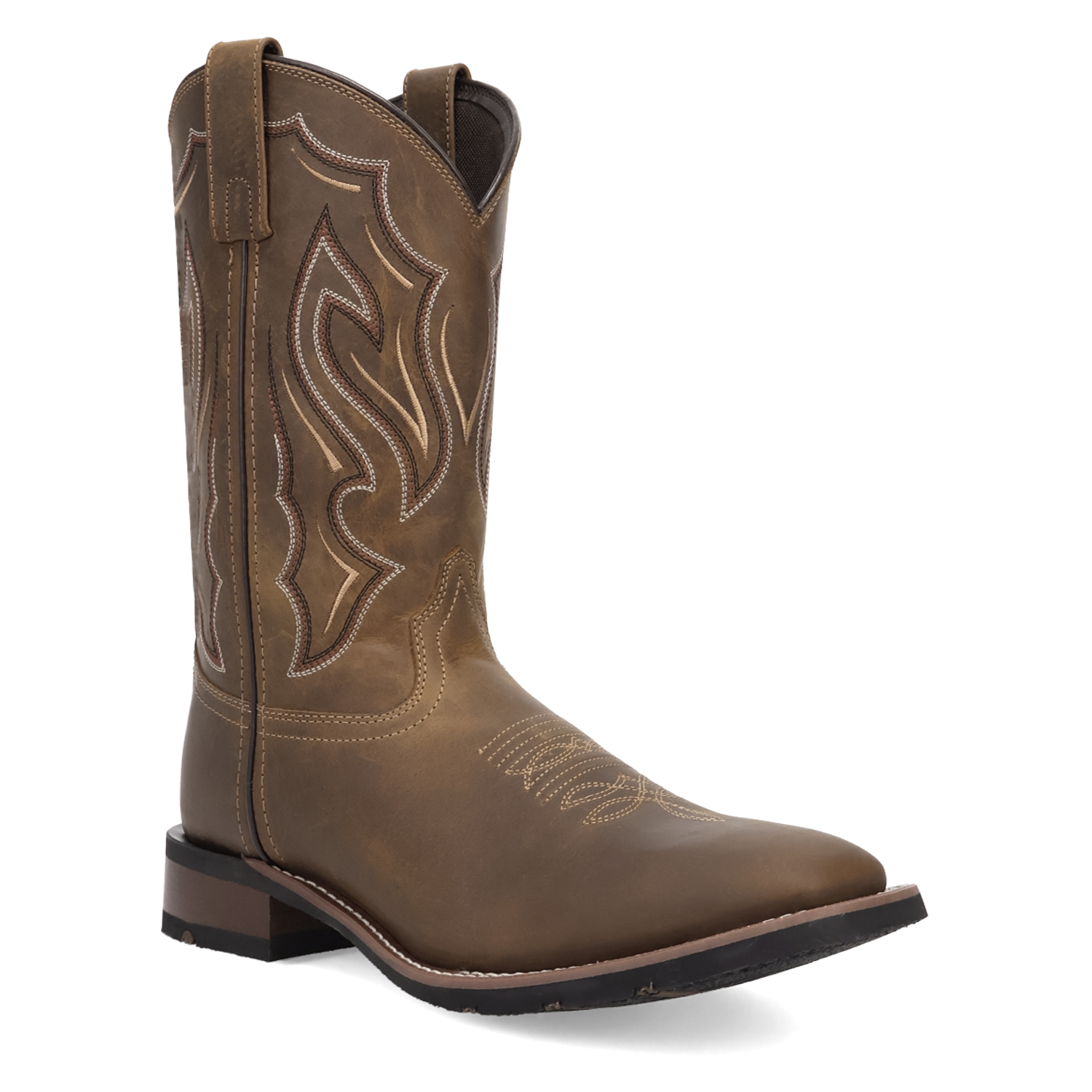 Laredo Trailblazer - Men's Leather Cowboy Boots Tan