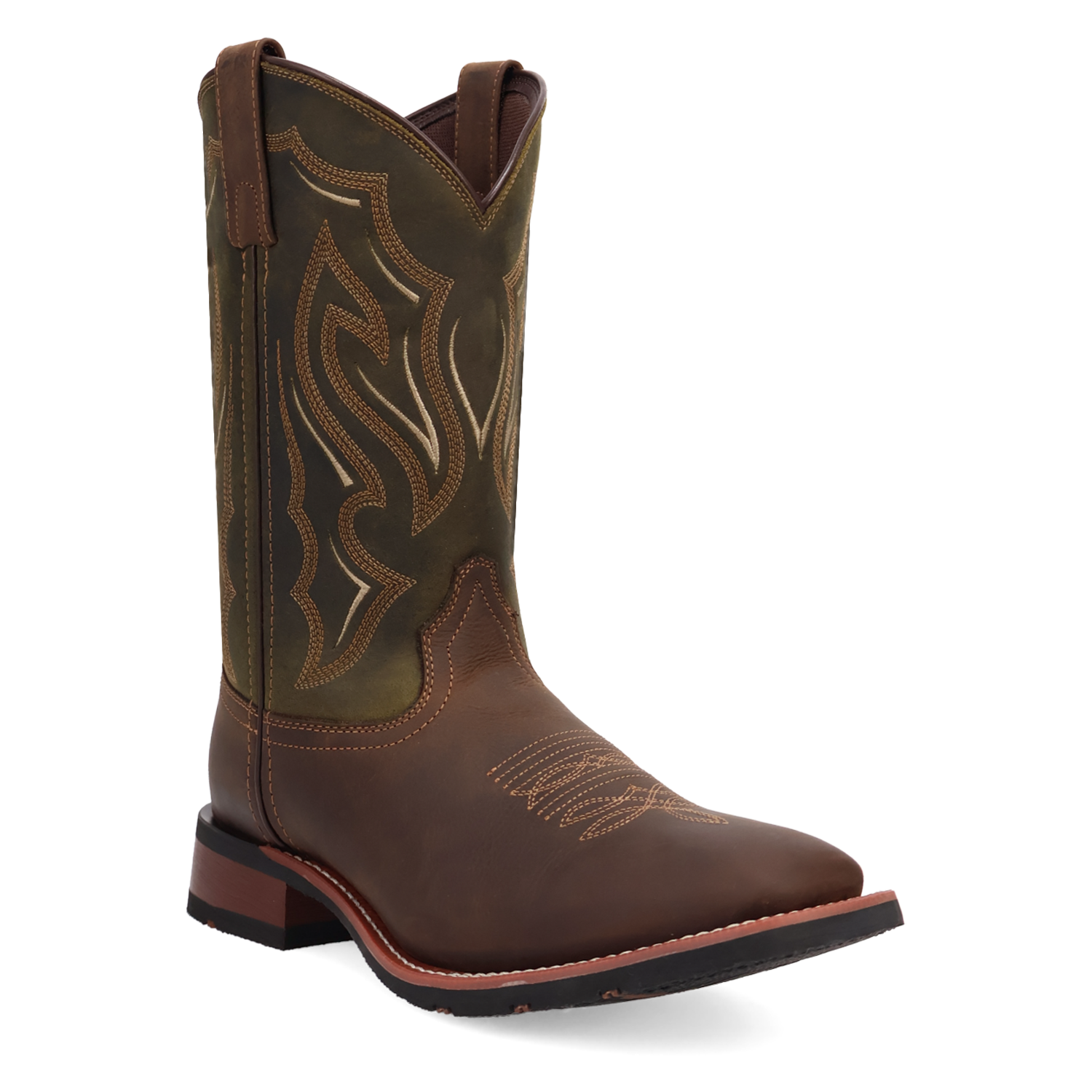 Laredo Trailblazer - Men's Leather Cowboy Boots Brown