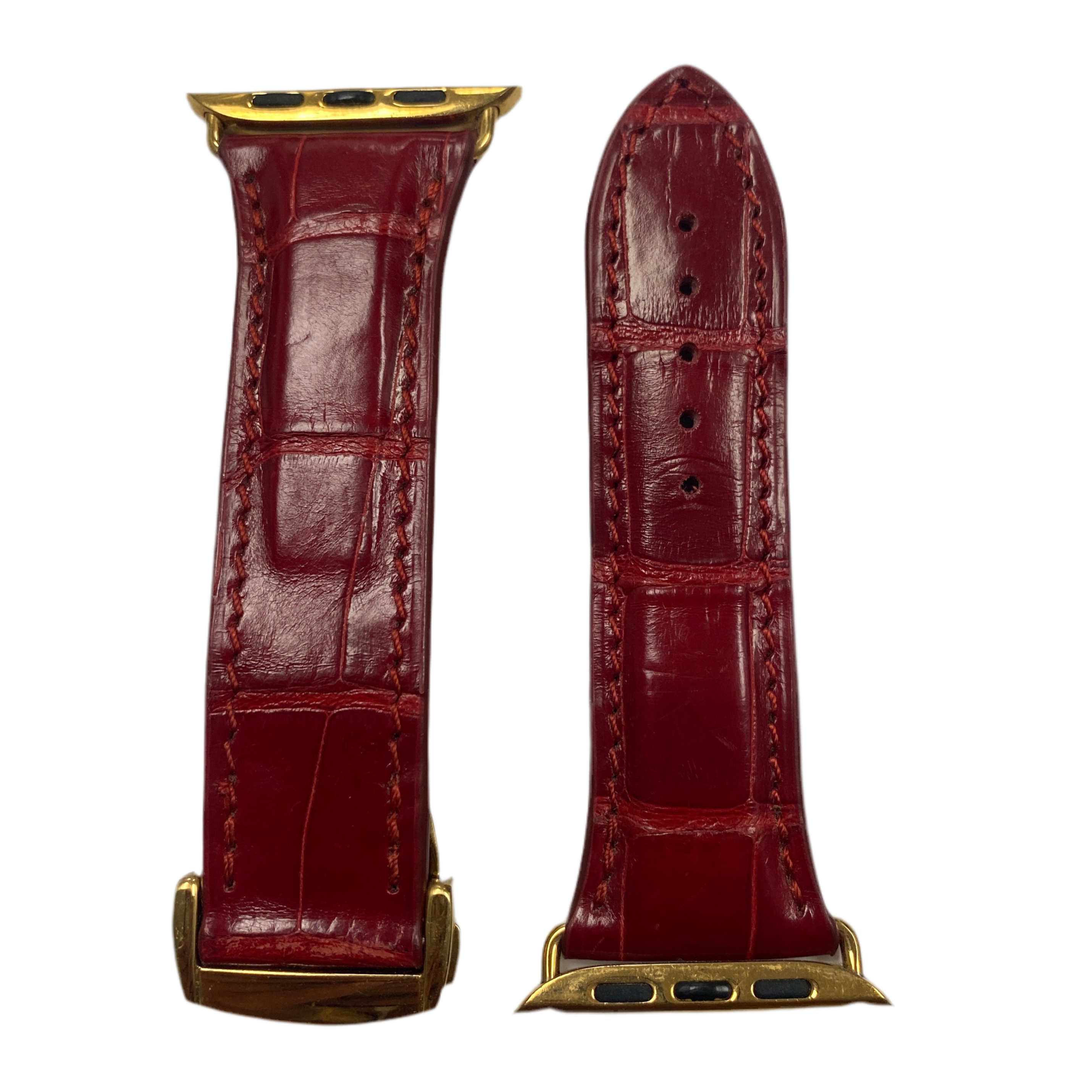 Apple Watch Band, Red Millennial Alligator