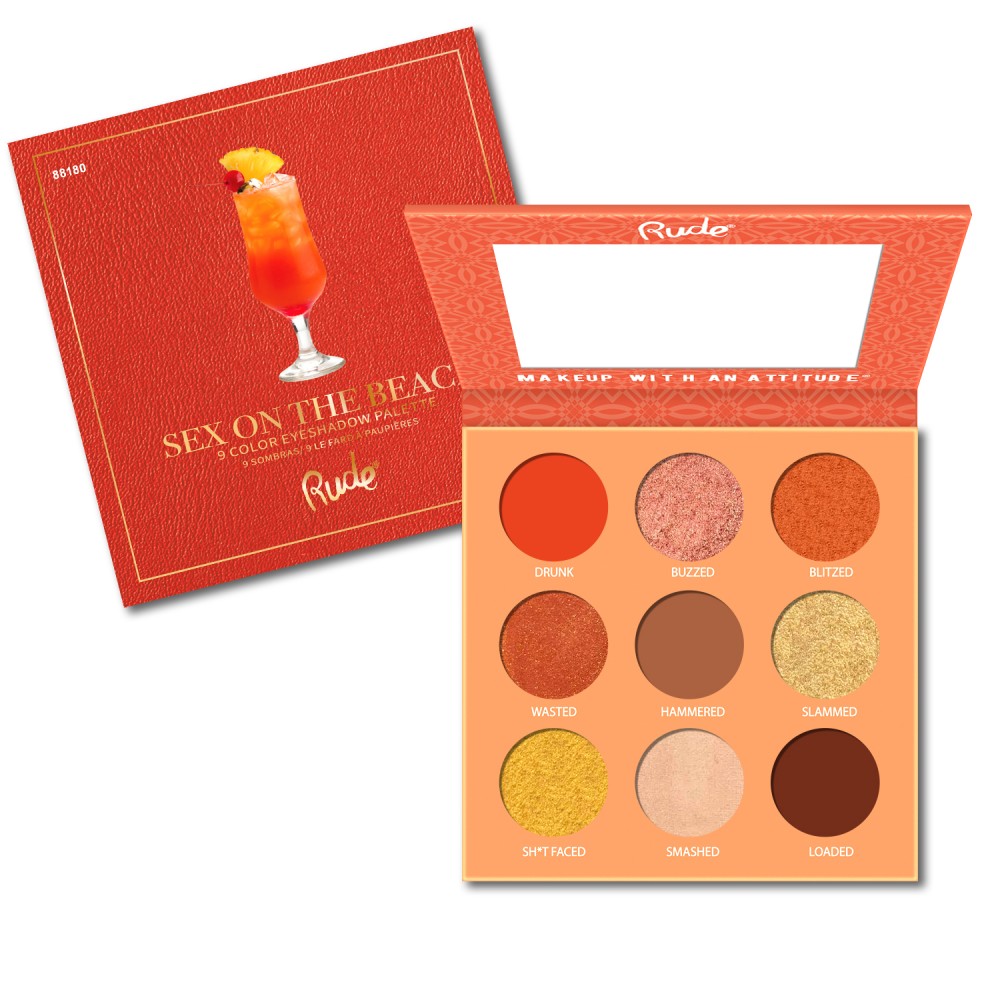 RUDE Cocktail Party 9 Color Eyeshadow Palette - Sex on The Beach Sex on The Beach 0