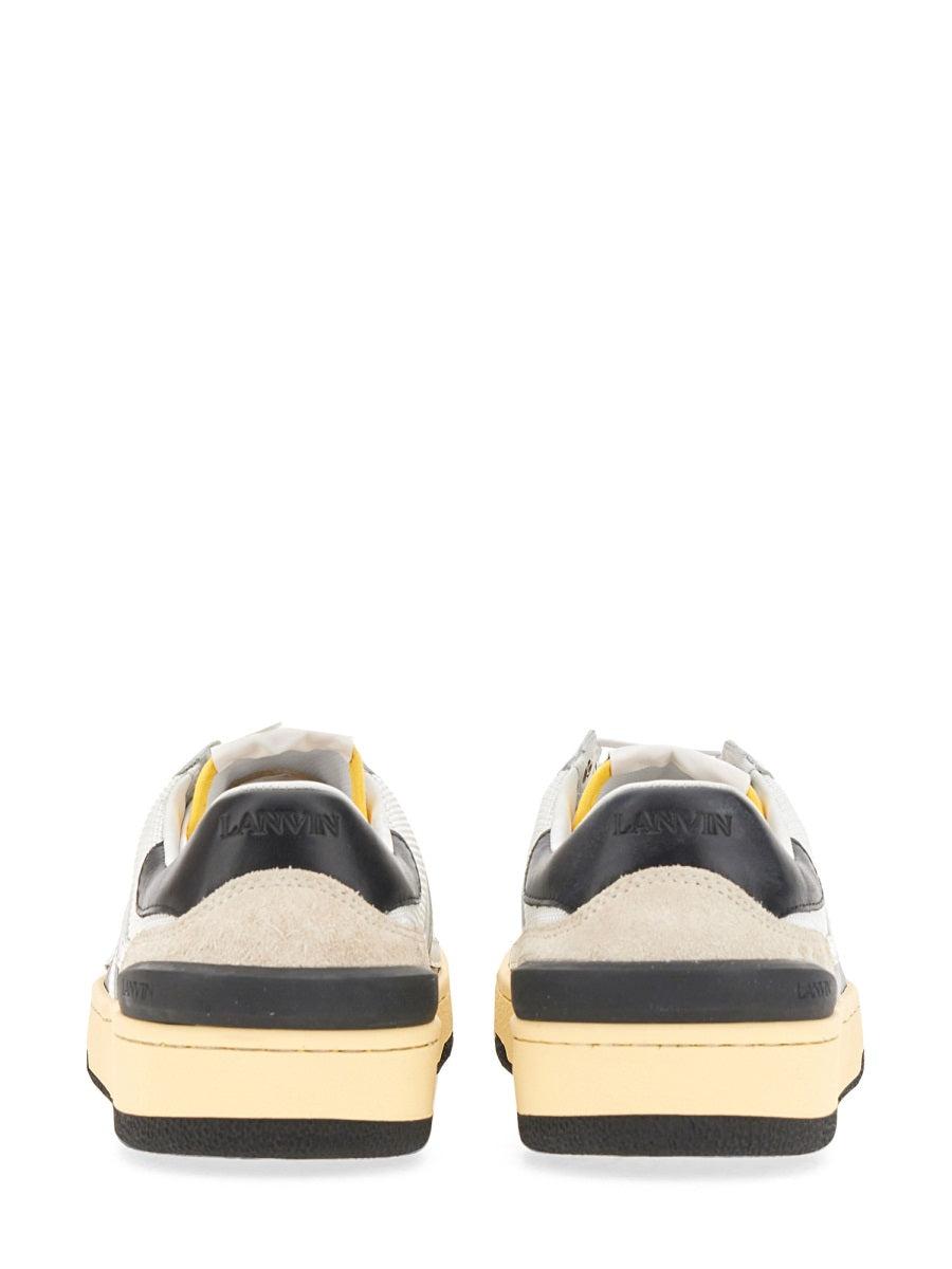 Lanvin Women Mesh, Suede And Nappa Leather Sneaker