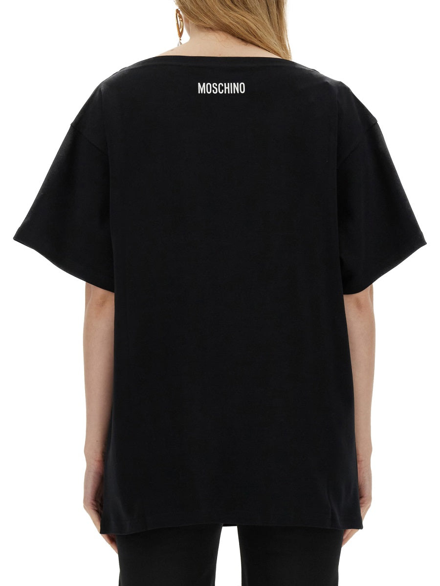 Moschino Women Interlock Body Print T-Shirt