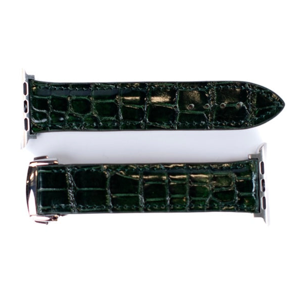 Apple Watch Band, Dark Green Glazed