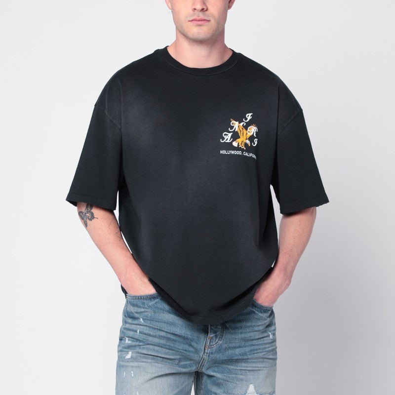 Amiri Black Cotton T-Shirt Men