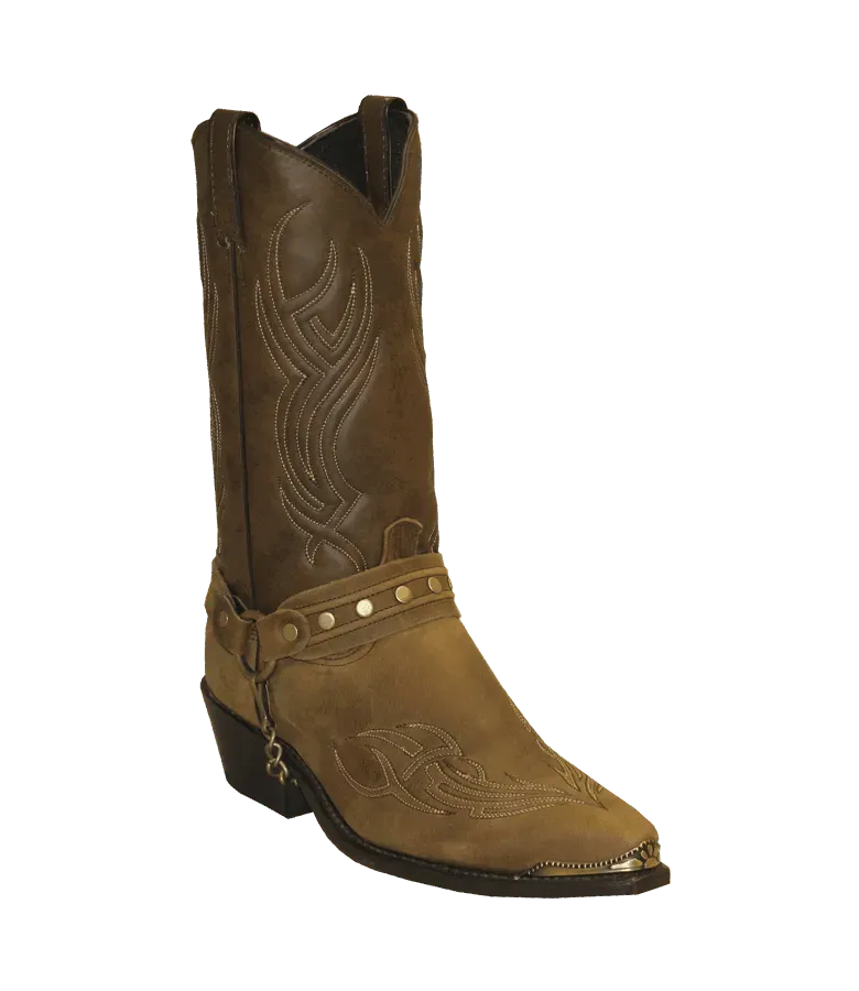 Abilene Cole - Men's Leather Cowboy Boots Brown