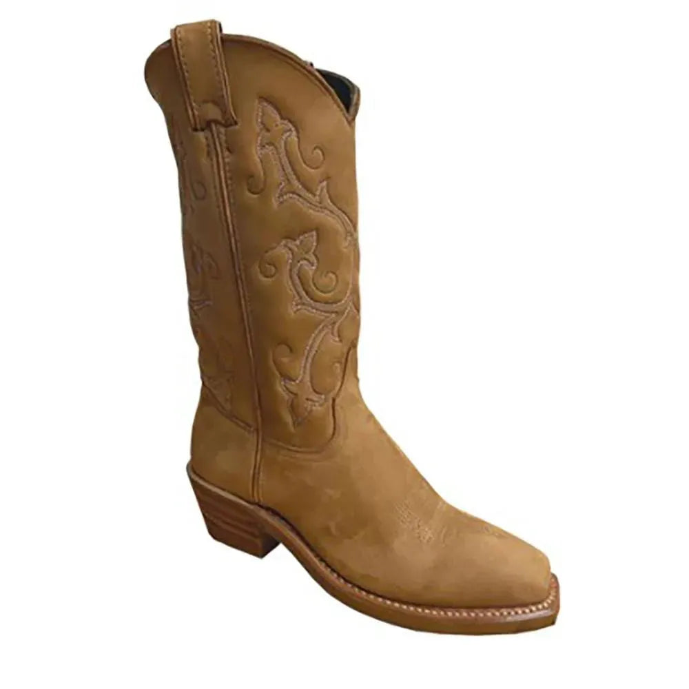 Abilene Cowhide (9073) - Womens Leather Cowgirl Boot Tan Regular