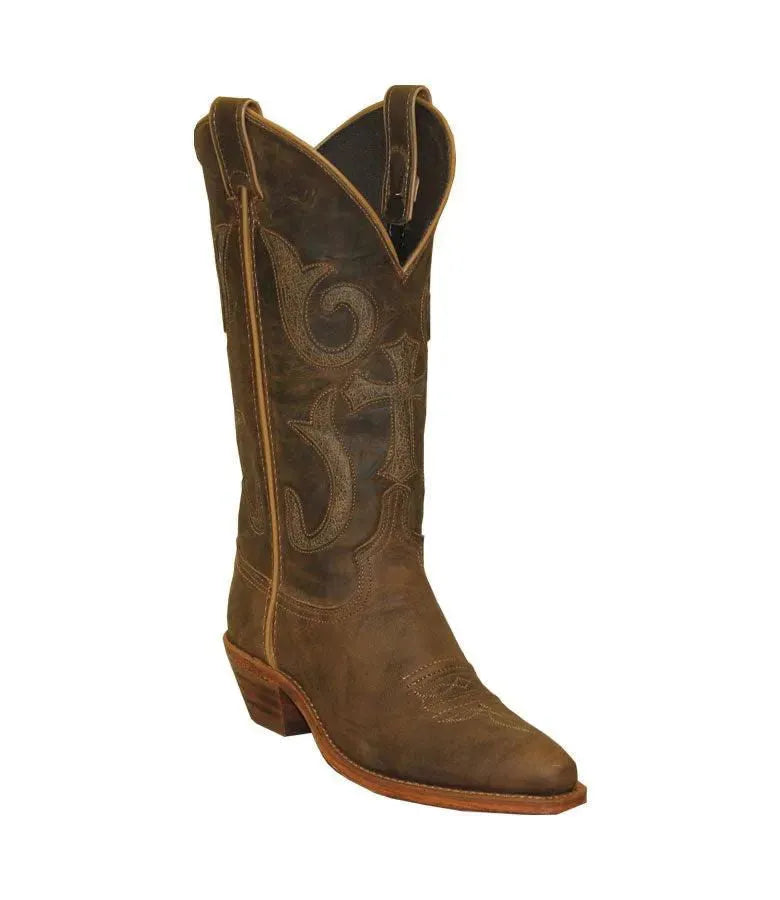 Abilene Delilah - Women's Leather Cowgirl Boots Brown Regular
