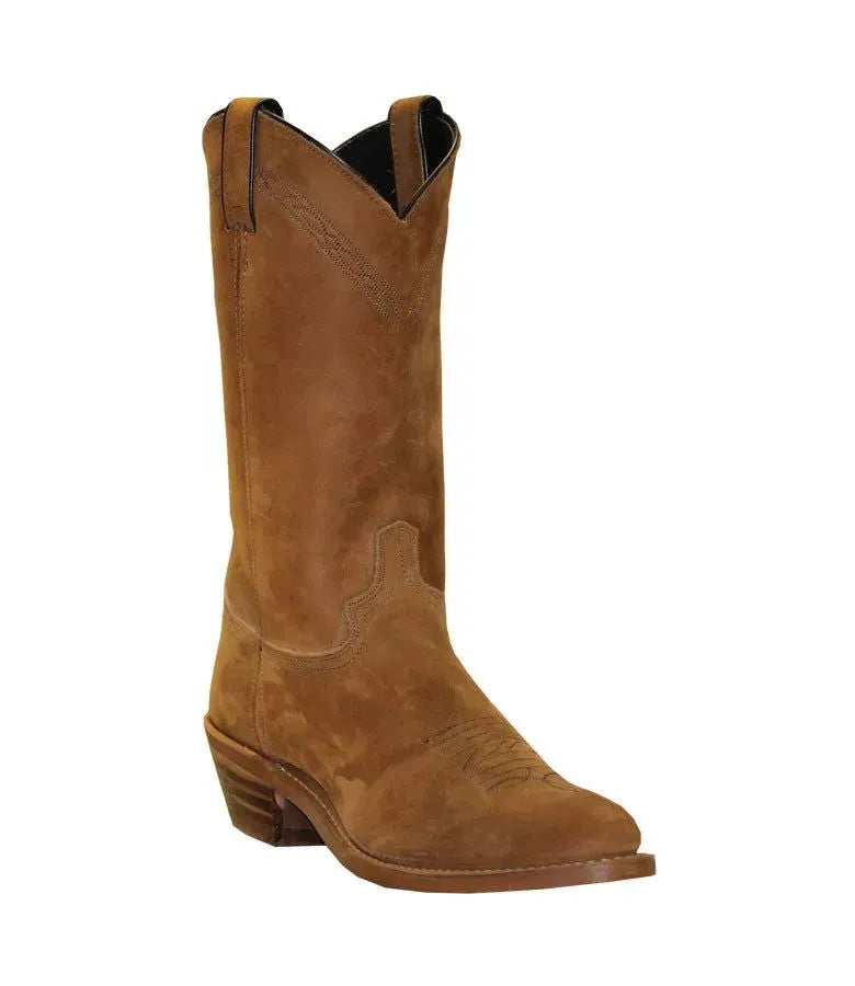 Abilene James (Steel Toe) - Men's Leather Cowboy Boots Tan