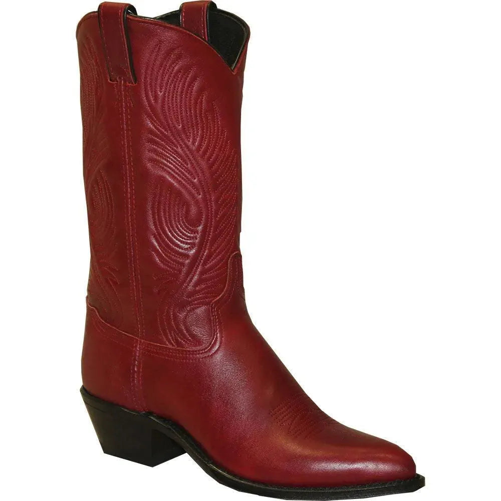 Abilene Josephine - Women's Leather Cowgirl Boots Red Regular