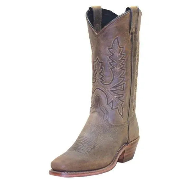 Abilene Lauren - Women's Leather Cowgirl Boots Brown Regular