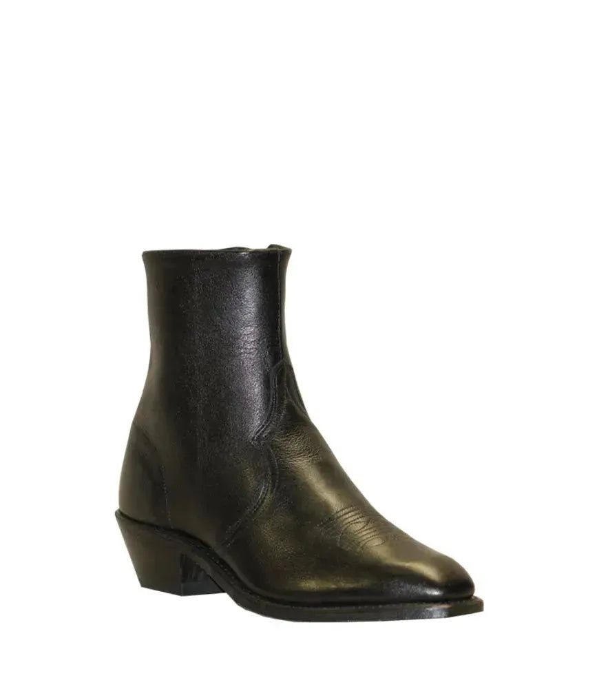 Abilene Leonard - Men's Leather Cowboy Boots Black