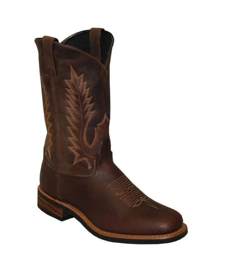 Abilene Owen (Antique Brown) - Men's Leather Cowboy Boots Brown