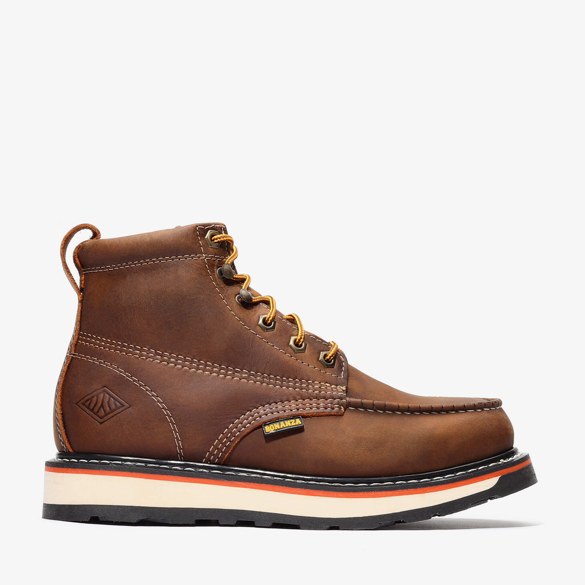 FRONTIER DUAL 6" MOC TOE CRAZY BROWN 13