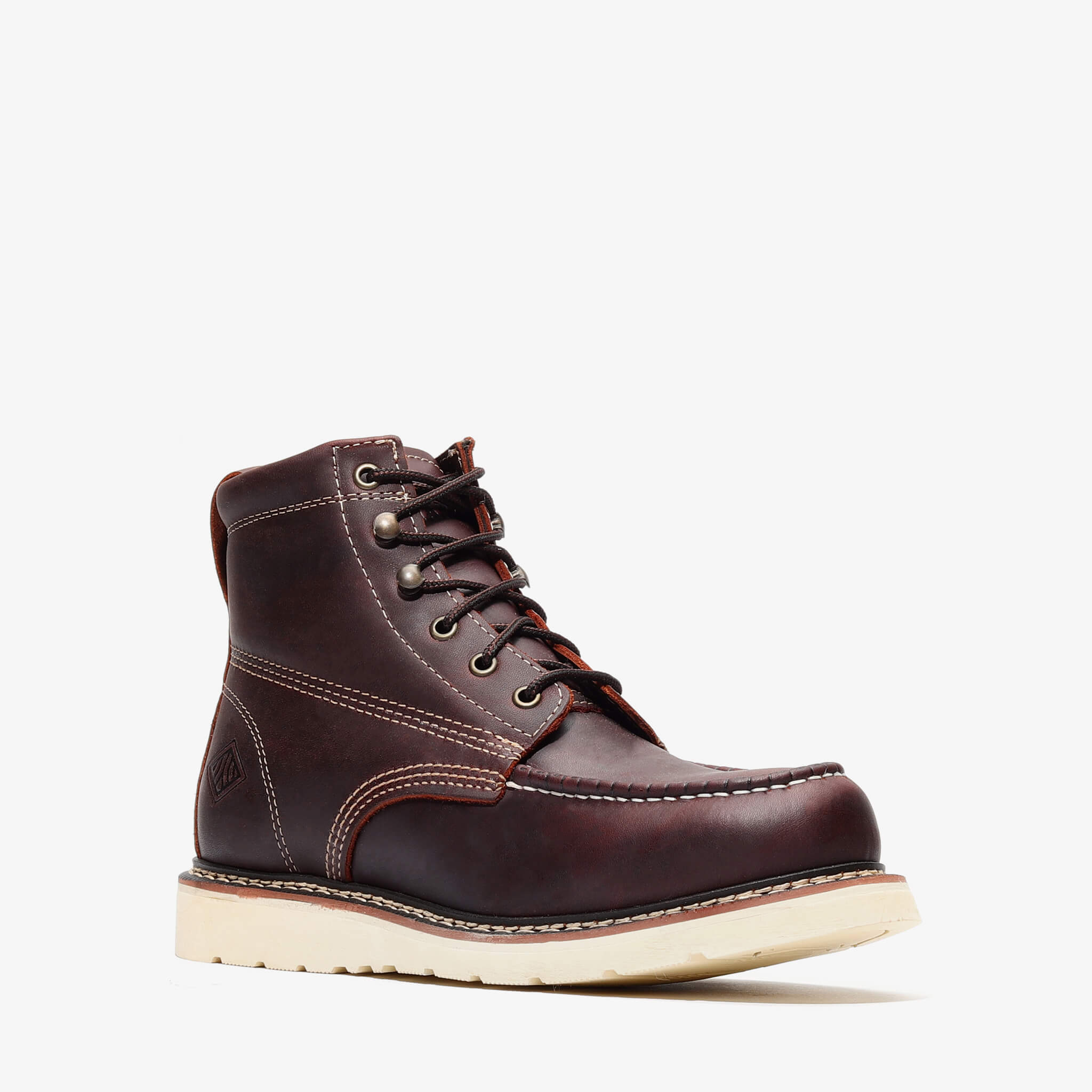 FRONTIER CLASSIC 6" MOC TOE BURGUNDY XL