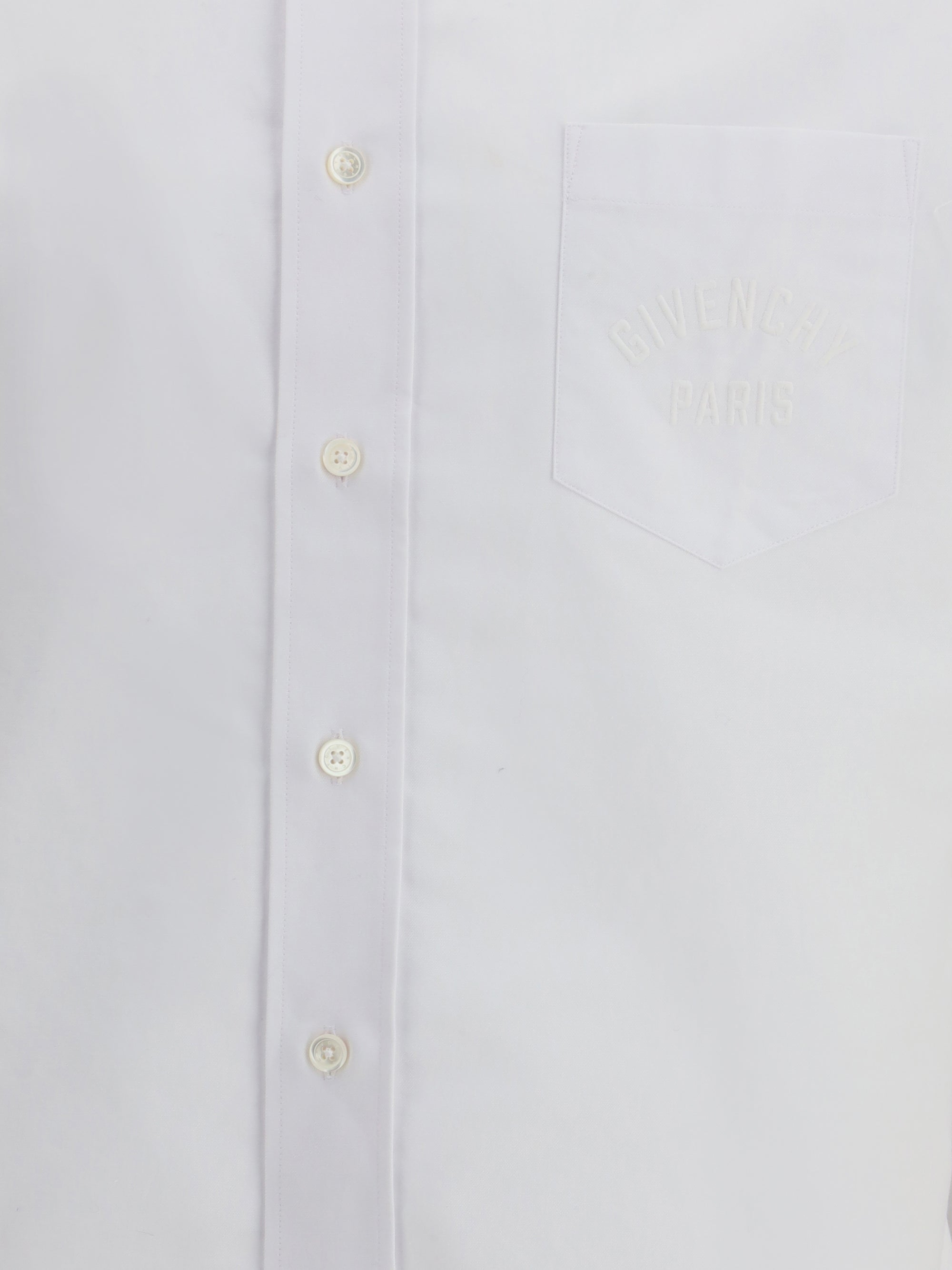 Givenchy Men Embroidered Pocket Shirt