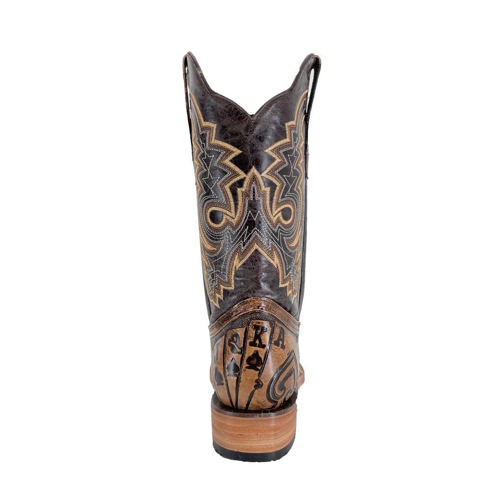 Men's Bulldog Hand Tooled Boots - Royal Flush Rustic