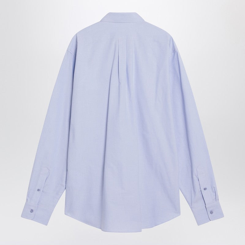 Givenchy Light Blue Button-Down Shirt In Cotton Men
