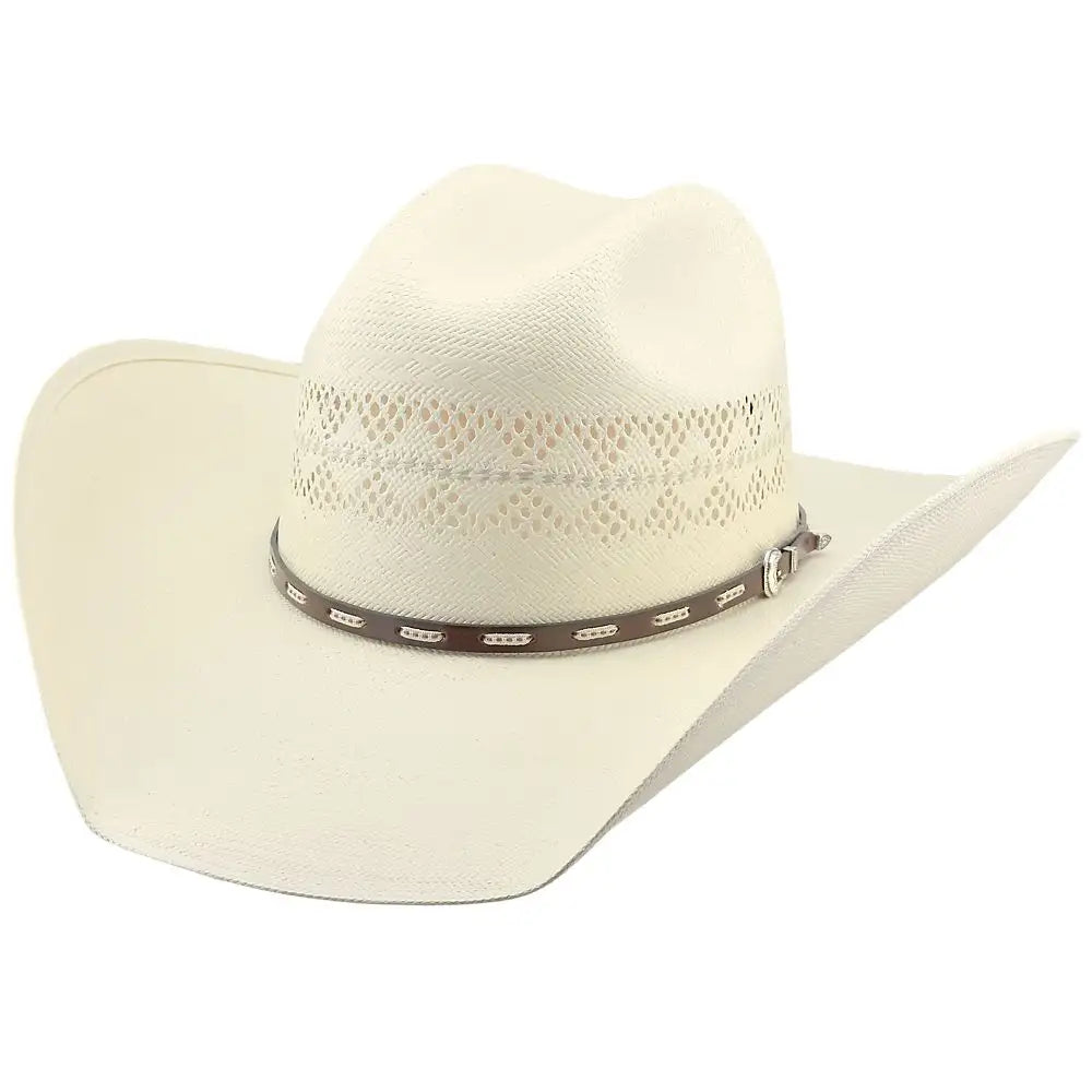 Larry Mahan's Buckhorn - (10X) Straw Cowboy Hat Natural Brown