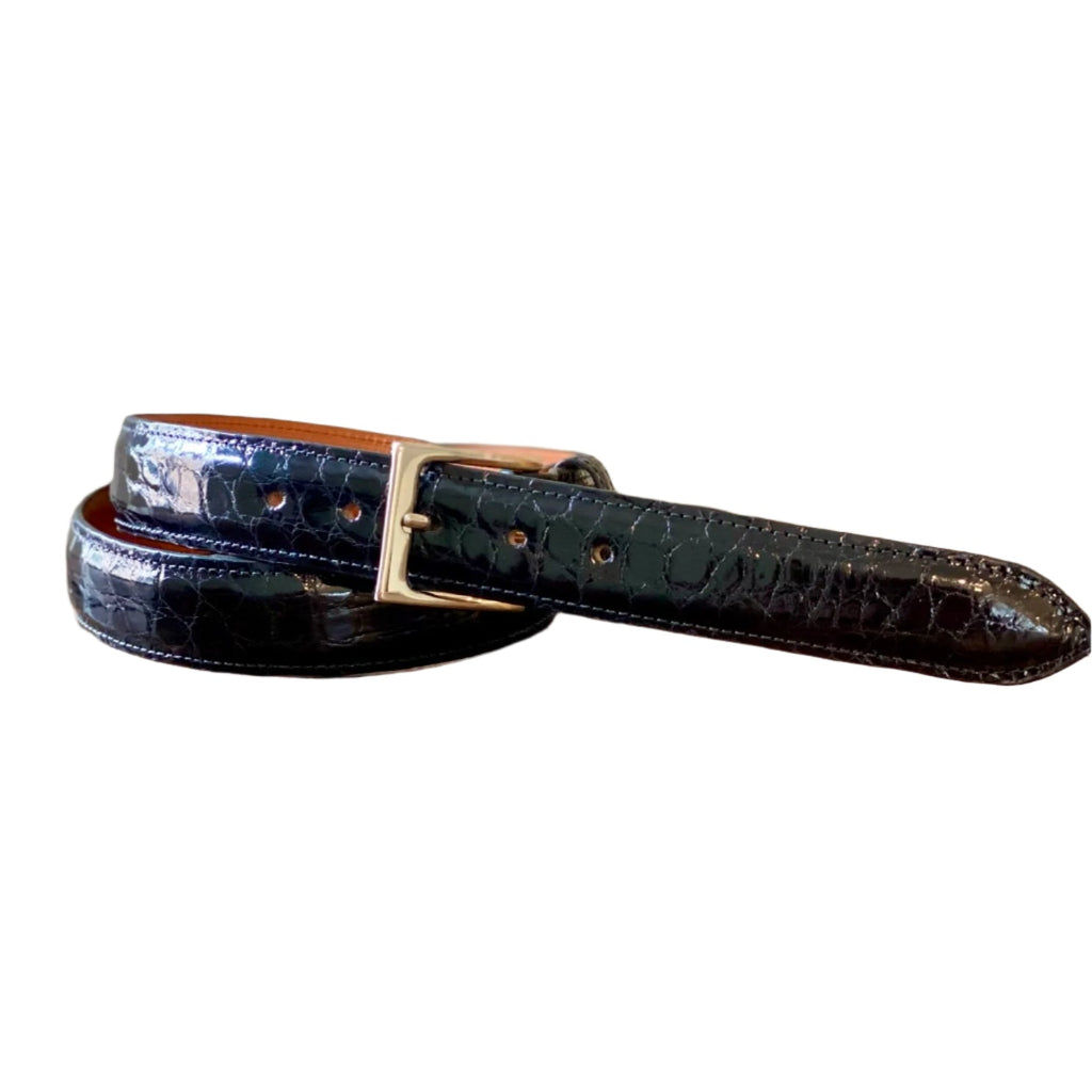 Full Skin Belt, Black Glazed