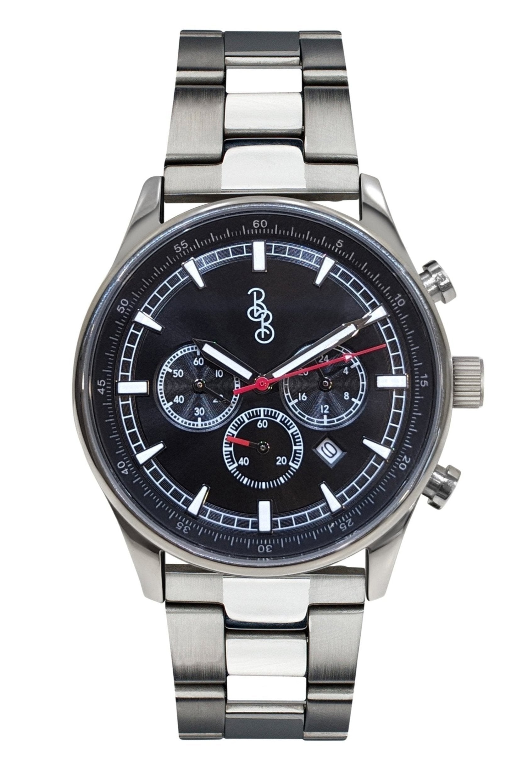 Black Sport Chronograph 41mm Stainless Steel