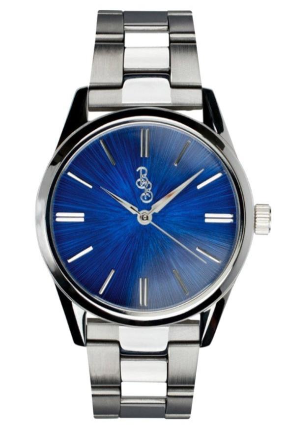 Blue Sunburst Watch 39mm Stainless Steel