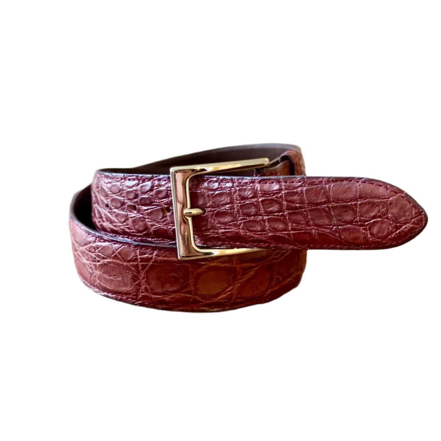 Full Skin Belt, Burgundy Matte