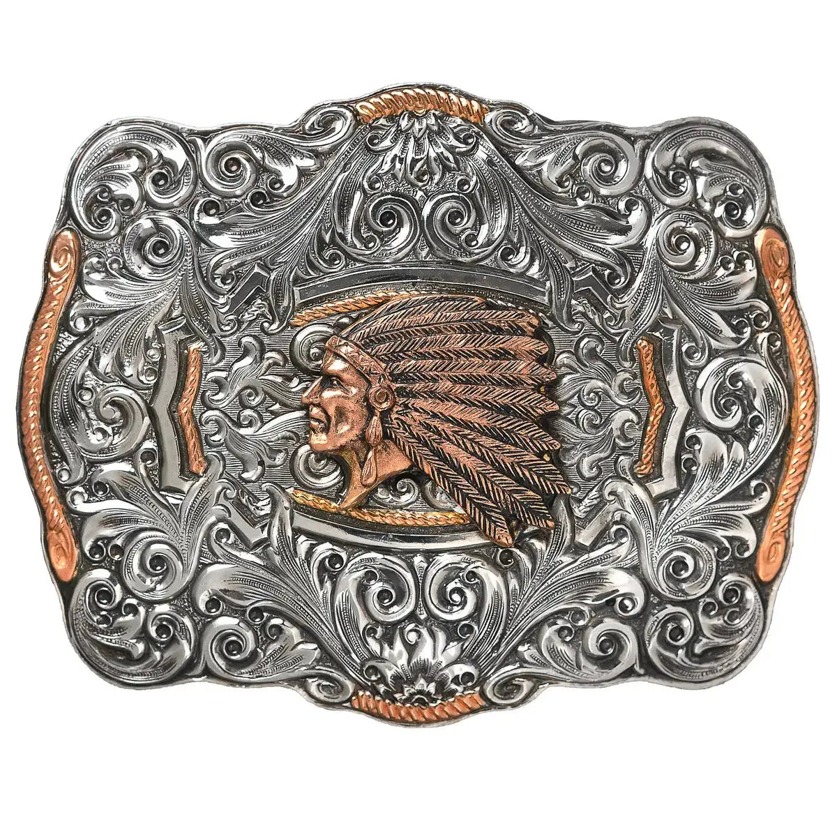 Crumrine Americana - Belt Buckle Silver