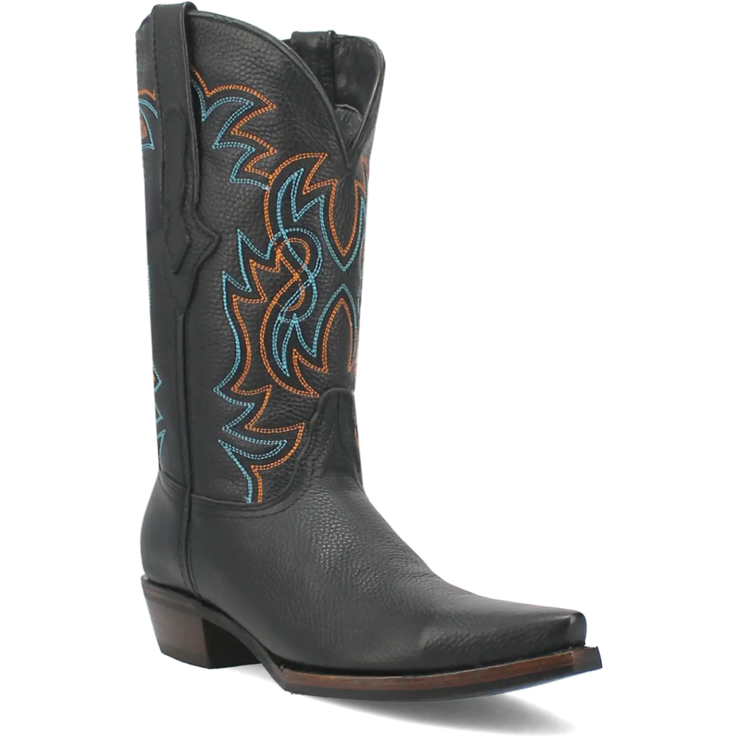 Dingo Gold Rush - Men's Leather Cowboy Boots Black Regular