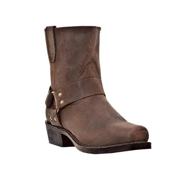 Dingo Rev Up - Mens Biker Boots Gaucho Brown