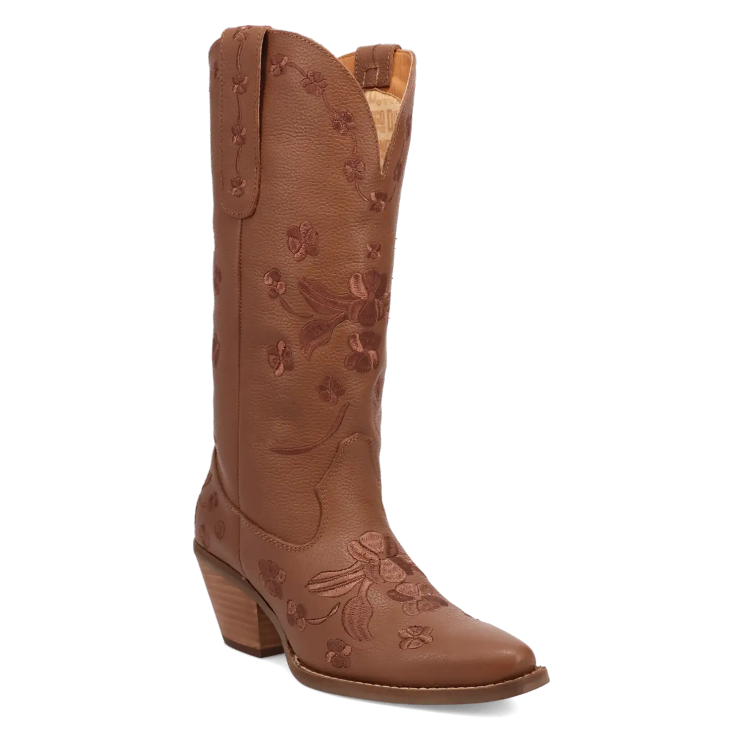 Dingo Love Bug - Women's Leather Cowgirl Boots Brown Regular