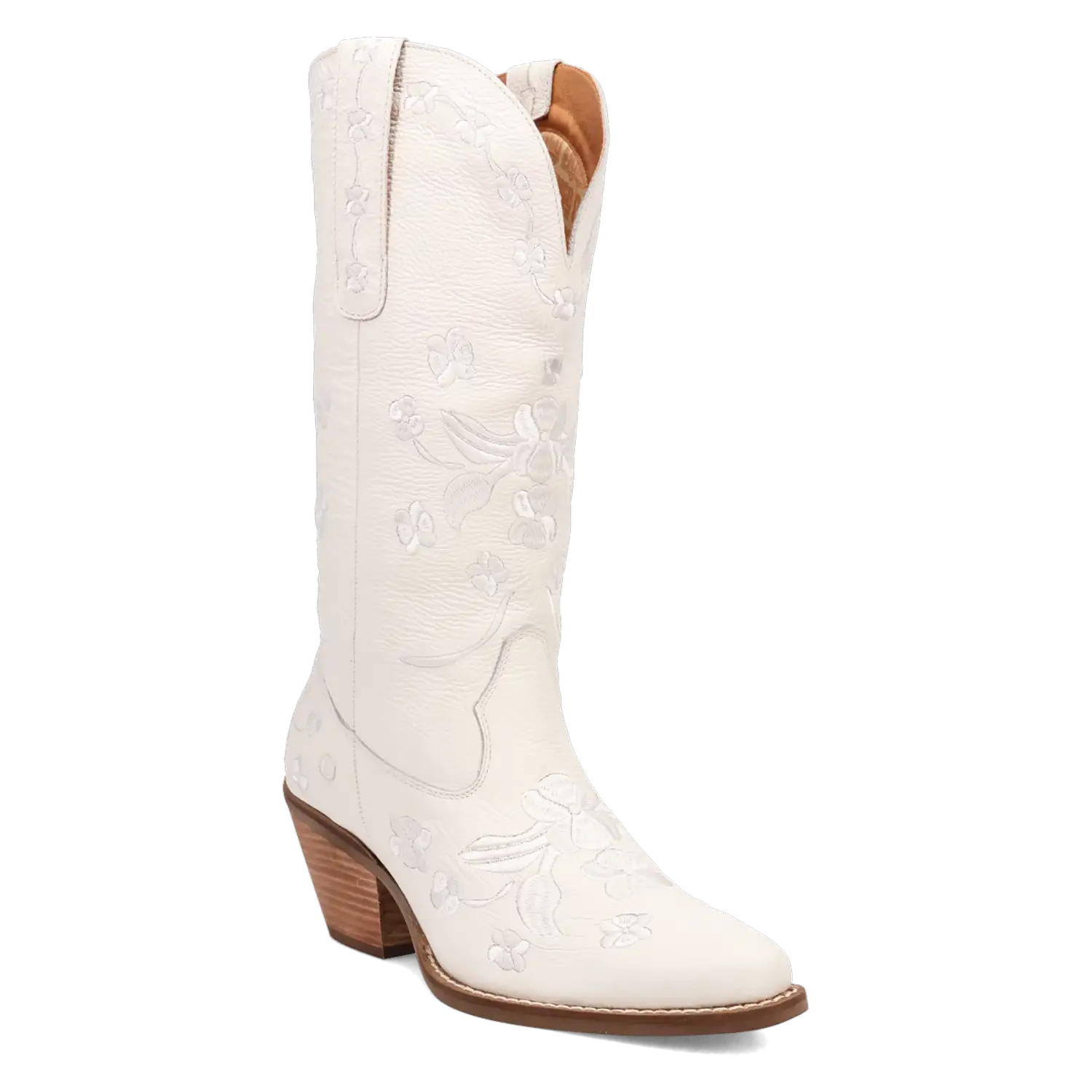 Dingo Love Bug - Women's Leather Cowgirl Boots White Regular