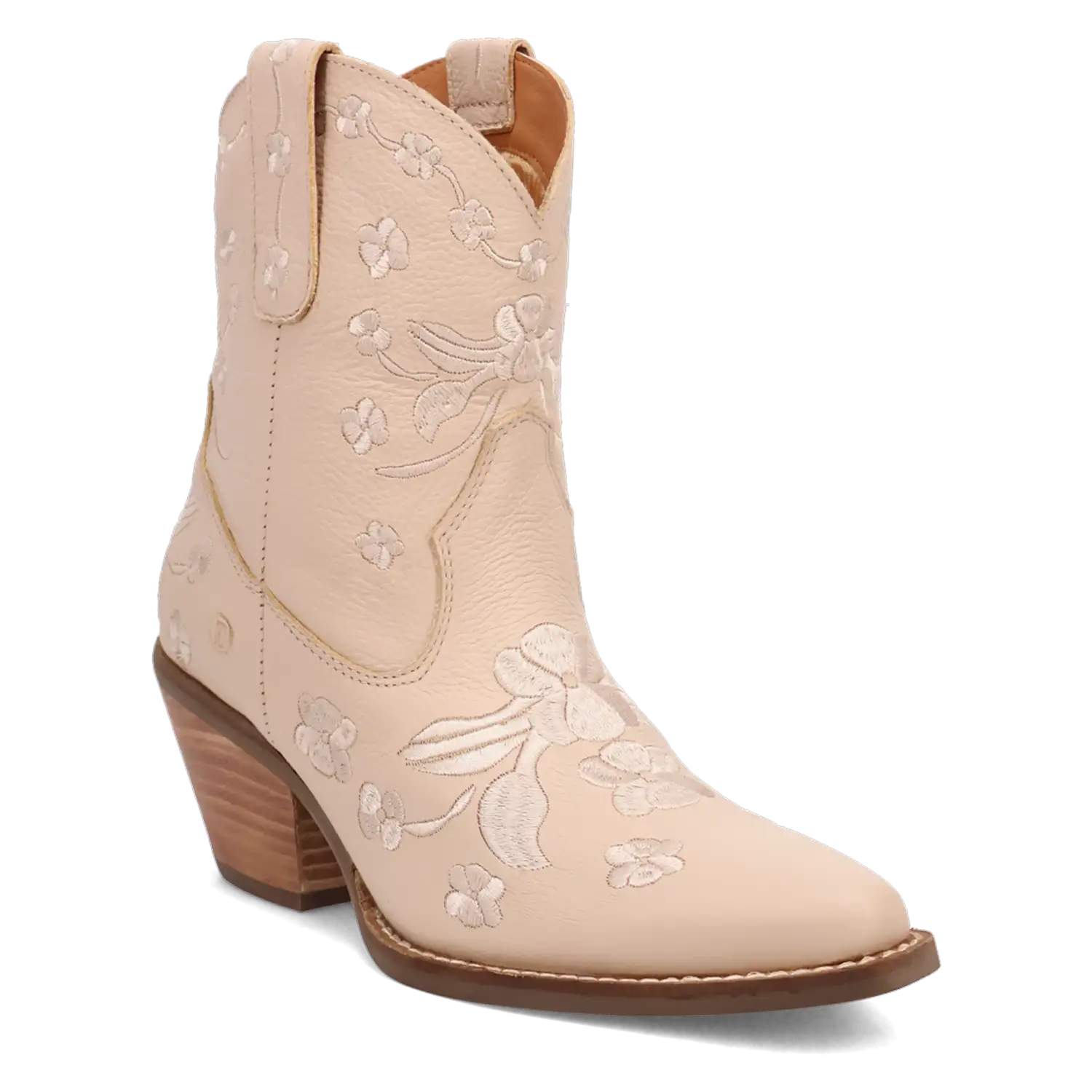 Dingo Sweetheart - Women's Leather Ankle Cowgirl Boots Sand Regular