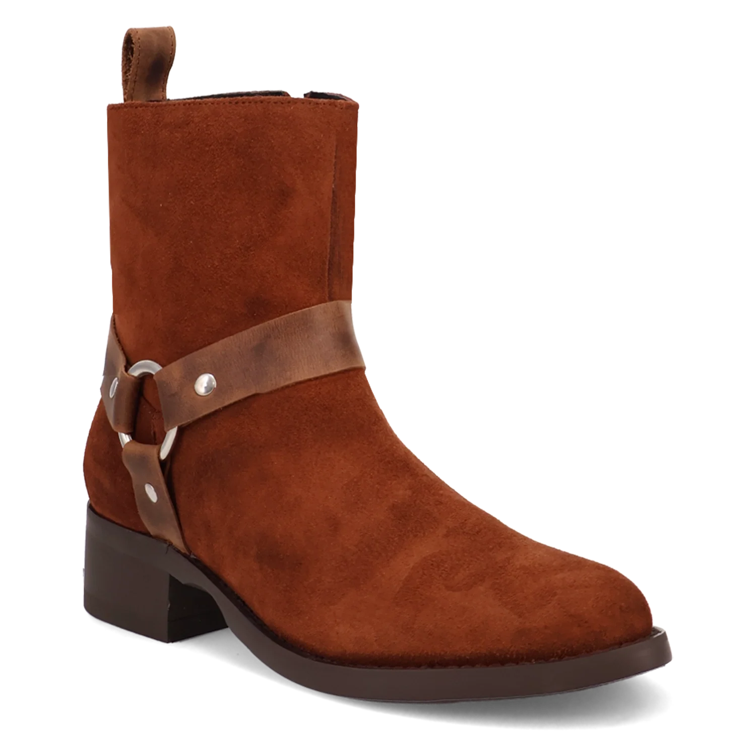 Dingo Matador - Mens Suede Leather Cowboy Boots Brown Regular