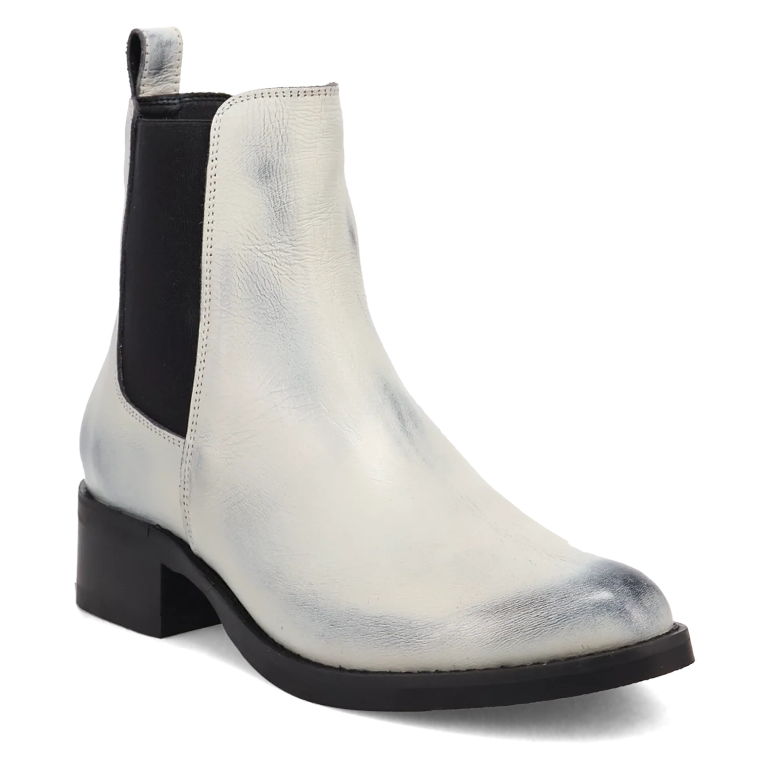 Dingo Camino - Mens Leather Chelsea Boots White Regular