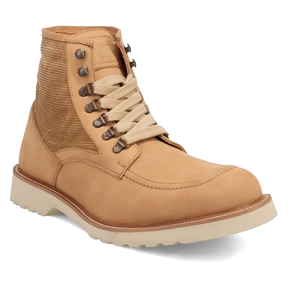 Dingo Carlsbad - Men's Leather Work Boots Natural Regular