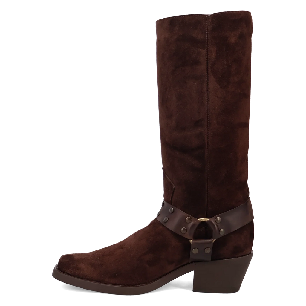 Dingo Bronco - Mens Suede Leather Cowboy Boots