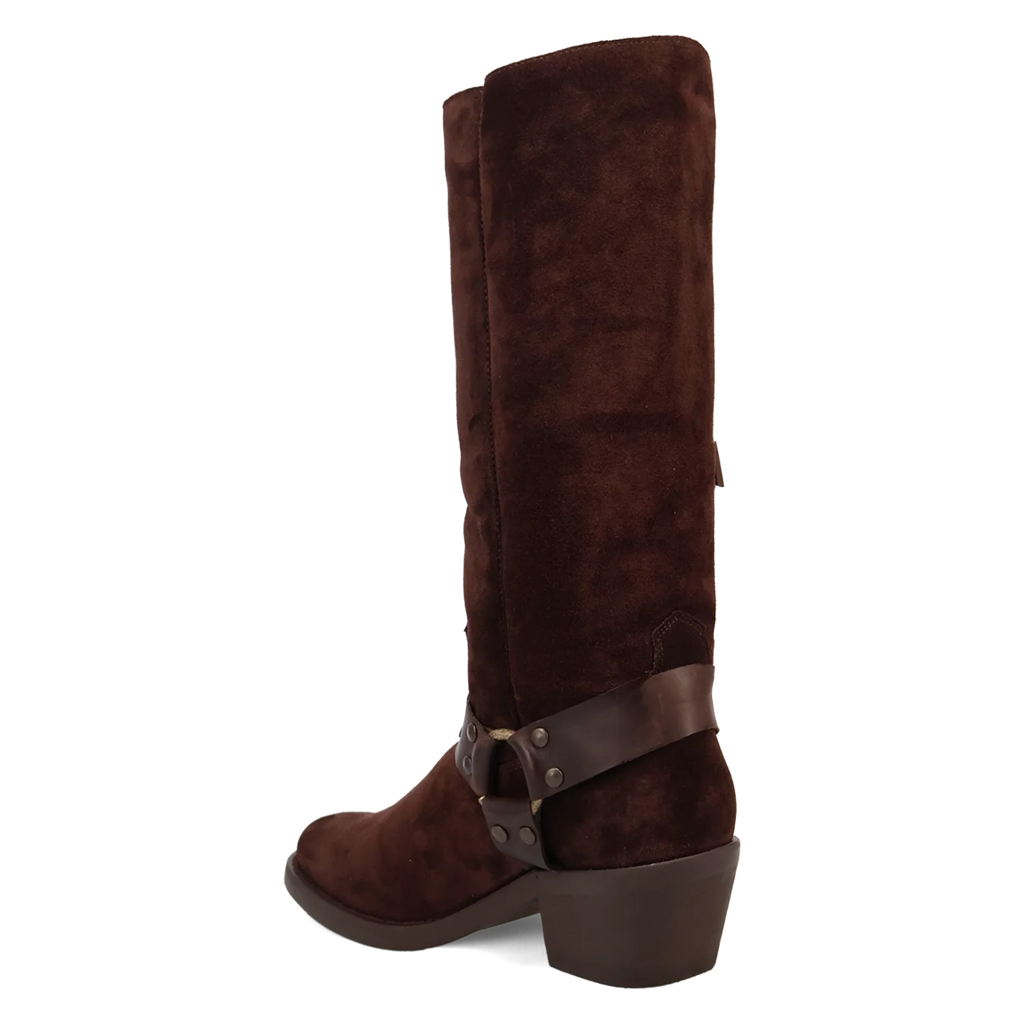 Dingo Bronco - Mens Suede Leather Cowboy Boots